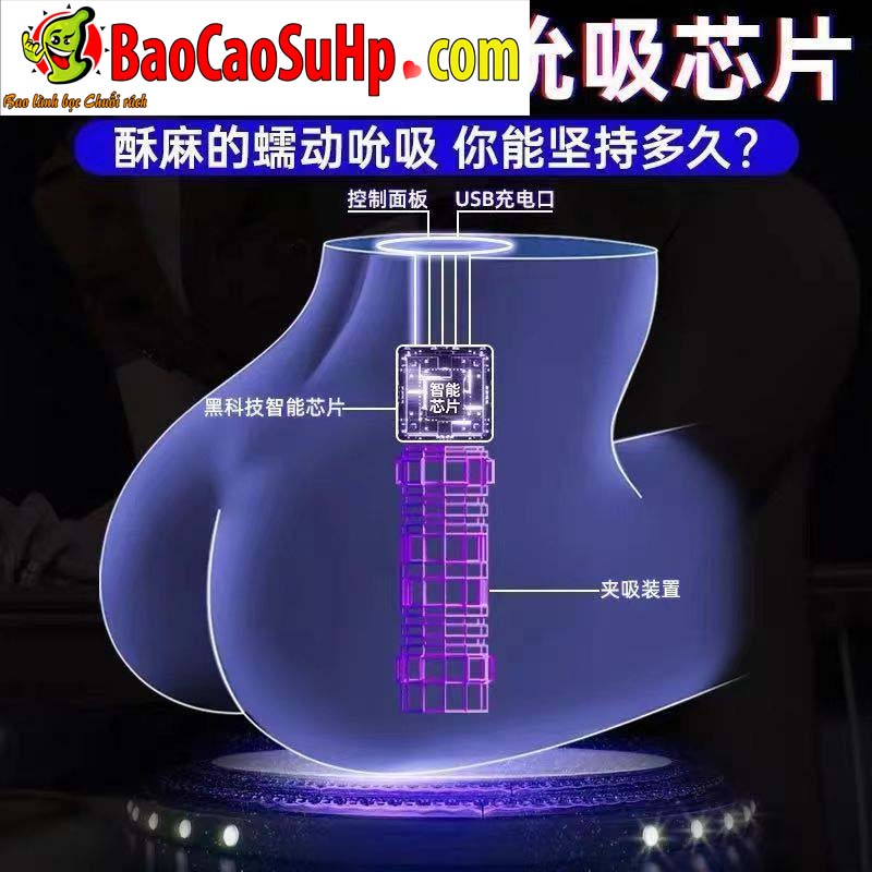 Mông giả mini cầm tay rung hút co bóp phát nhiệt Eleanor 1,5kg Mong gia mini cam tay rung hut co bop phat nhiet COC The White Cobras Kiss 3 - Mông giả mini cầm tay rung hút co bóp phát nhiệt Eleanor 1,5kg