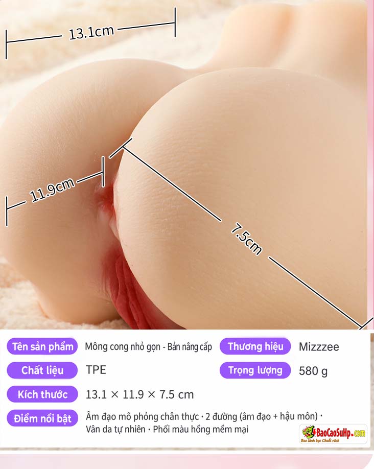 Mông giả mini nhỏ gọn mizzzee Beautiful Chloé Vivienne Moreau đẹp 580g – ảnh 24